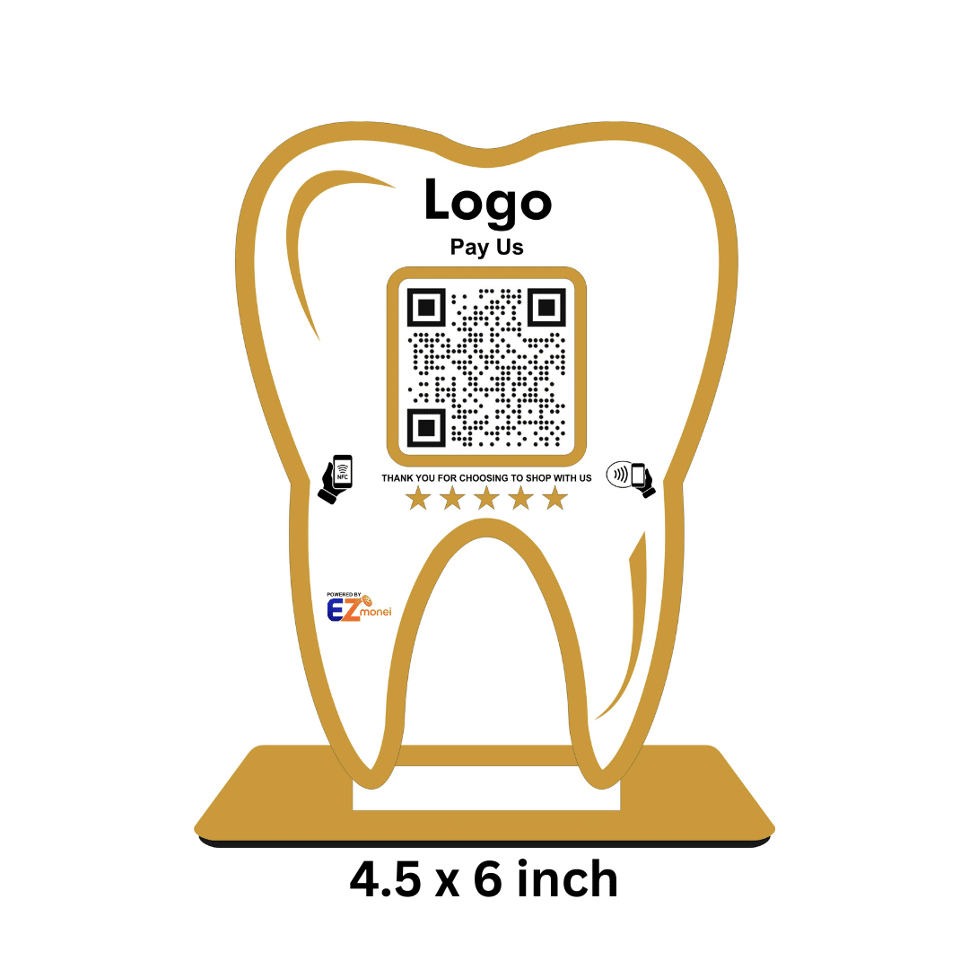Smart NFC Teeth Shape Standee | Dentist - Image 2