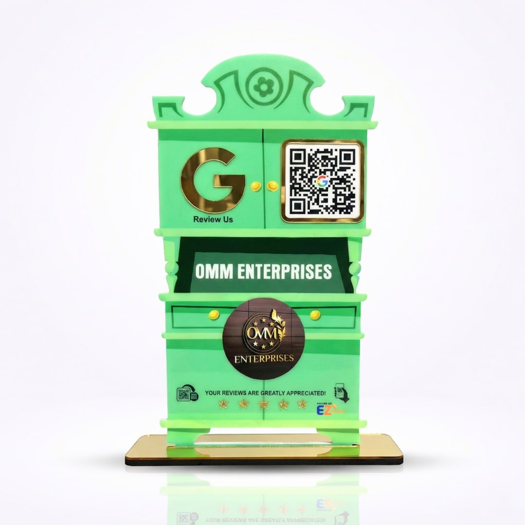 Customised Smart 1 QR NFC Standee | Furniture House | Almirah