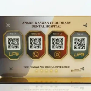 Premium 4 in 1 ScanBase standee with NFC QR and advanced digital features for contactless payments
