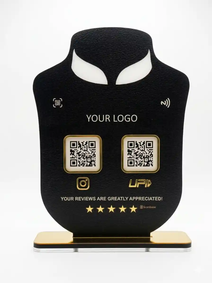 Advocate 2QR standee for legal consultation and client contact by ScanBase