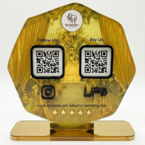Wedding Planner WedScan 2-in-1 Scanbase Standee for QR code scanning and event management display